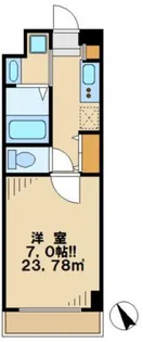 リジェールせきば【6階】の間取り