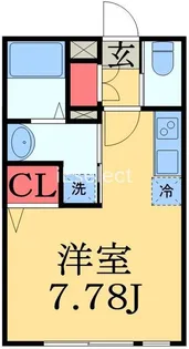 OTS新検見川【1階】の間取り