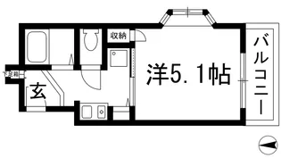 エレガンス高木3号館【1階】の間取り