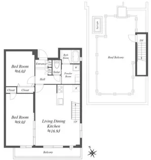 PASEO上目黒【3階】の間取り