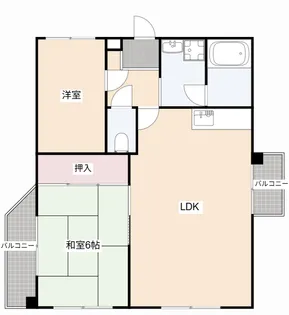 コンプリーションI【3階】の間取り