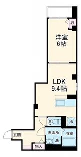 カーサスミレ トレス【1階】の間取り