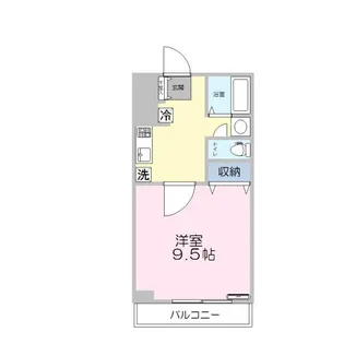 メルベイユイシイ2【1階】の間取り