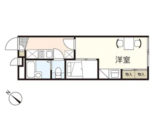 レオパレスもみじIII【2階】の間取り