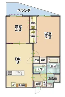 Esan Terrace 美里【9階】の間取り