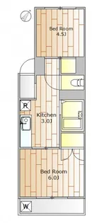 パールハイツ祐天寺【2階】の間取り