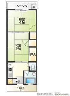 マンション光愛【3階】の間取り