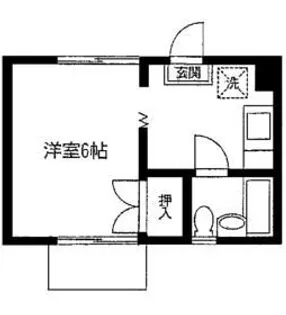 マロニエ荘【1階】の間取り