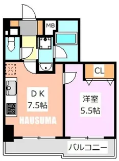 ハイホーム十条【10階】の間取り