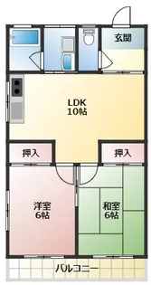サニーハイツ【2階】の間取り