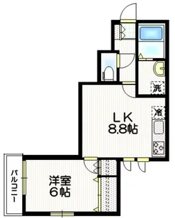 東京都新宿区戸山3【マンション】の間取り