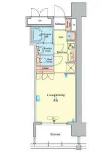 熊本県熊本市西区春日3【マンション】の間取り