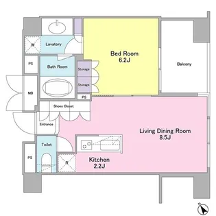ランテンヌ四谷【3階】の間取り