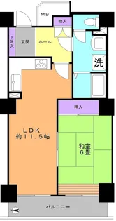 リプレ川口一番街6号棟【20階】の間取り