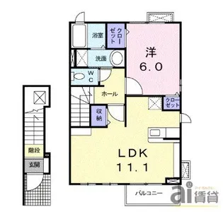 東京都西東京市保谷町1【アパート】の間取り