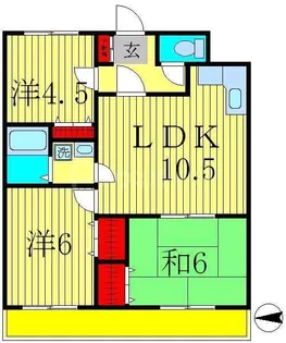 アバンデール四季野【2階】の間取り
