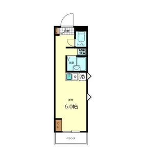 スカイタウン沼袋【2階】の間取り