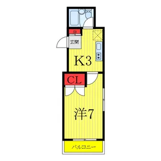 東京都北区豊島1【マンション】の間取り
