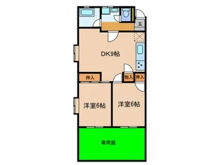 サンハイム城【2階】の間取り