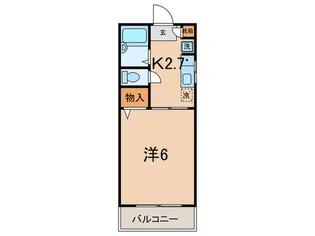 メゾン・ド・ミキB【2階】の間取り