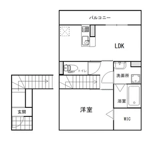 セリシエール陣内【2階】の間取り