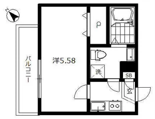 インベスト蒲田EAST【1階】の間取り