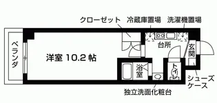 アルトシュロス四条大宮【3階】の間取り