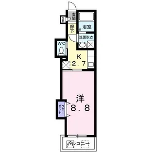 TKアンバーコート浜寺【3階】の間取り
