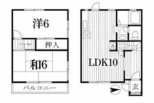 サウザンロード【2階】の間取り