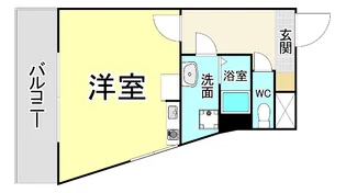 プランドールMK小倉【6階】の間取り