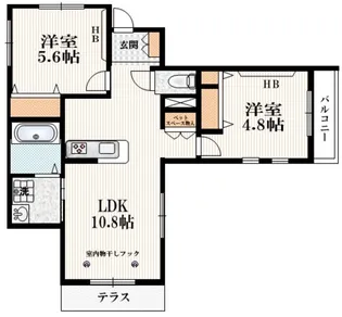 amenite祖師谷【2階】の間取り
