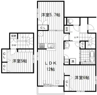 Aina中野の間取り