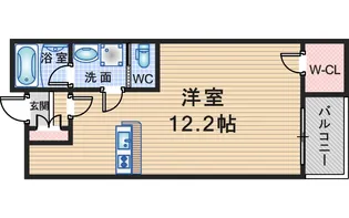 ウェルスクエア豊中本町【1階】の間取り