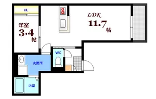 Regalest Felice【1階】の間取り