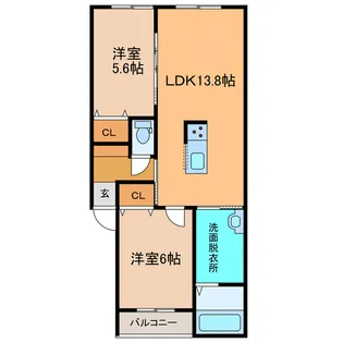 Stella【1階】の間取り