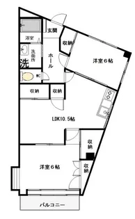 コーポ梅園【3階】の間取り