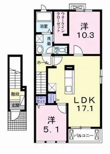 ビオーラ静【2階】の間取り