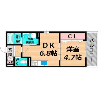 アーブル ヴィラージュ【1階】の間取り