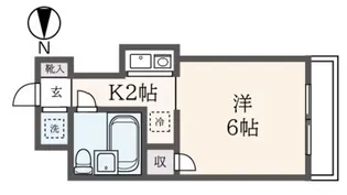 ワコーレ砧【2階】の間取り