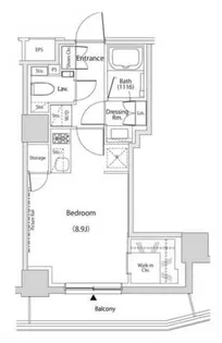 ザ・パークハビオ文京目白台プレイス【9階】の間取り