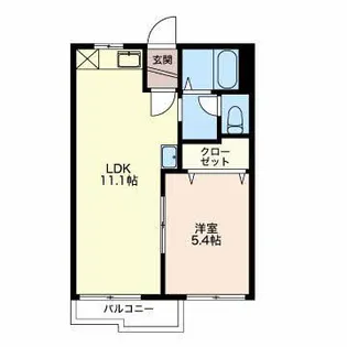 ハミングバード【2階】の間取り