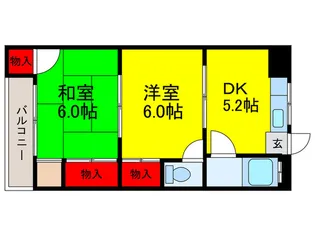 石井マンション【3階】の間取り