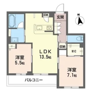 グランファミーユ登戸【3階】の間取り