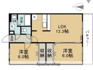 ADY・NEXT【3階】の間取り
