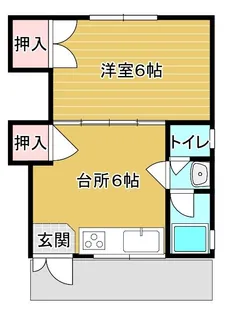 寺田ハイツ【1階】の間取り