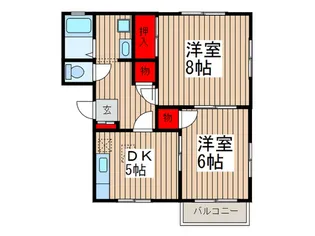 グラーデンI【1階】の間取り