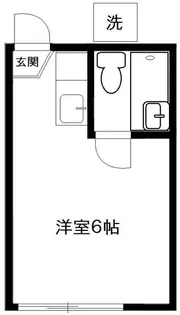 リバーハイツ【1階】の間取り