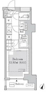 リブクオーレ神保町【3階】の間取り
