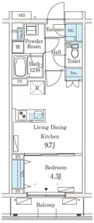 テラス杉並方南町【3階】の間取り