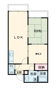 レジデンス熊谷KUGE【1階】の間取り